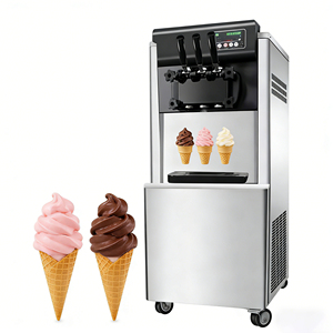 Máquina de helados portátil con ruedas para puestos de calle, mercados al aire libre, ferias de verano, eventos y festivales, fácil de transportar y estable. - Product Image 5