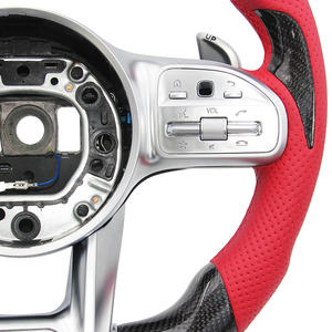 Volant de direction en fibre de carbone en gros pour Mercedes Benz W213 <span class=keywords><strong>GLA</strong></span> <span class=keywords><strong>45</strong></span> Classe E W205 W222 - Product Image 3