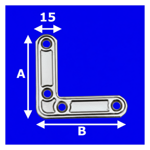 Al153 in40 Aldeghi cordone angolare rinforzato 40x40 muro a secco in acciaio inox alluminio metallo protettivo per muro a secco - Product Image 1