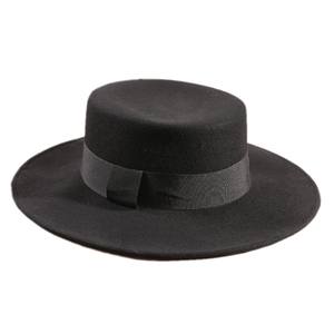 Sombreros de Vestir para Hombre de Moda al por Mayor, Sombreros Fedora de Ala Ancha Verde Oscuro de Fieltro de Lana 100% para <span class=keywords><strong>Mujer</strong></span>, <span class=keywords><strong>Sombrero</strong></span> <span class=keywords><strong>Borsalino</strong></span> - Product Image 2