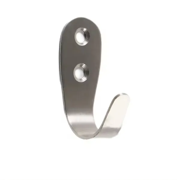 Colgador de gancho para capa de partición de cubículo de inodoro de acero inoxidable para panel HPL de puerta de Metal