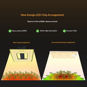 Panel de Luz LED de Espectro Completo de Aluminio para Cultivo en Invernadero, 100 Vatios, 24,000 Lúmenes, Eficiencia de 240 Lm/W, Regulable - Product Image 2