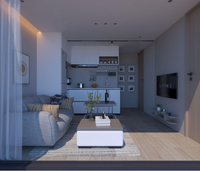 Maisons préfabriquées haut de gamme en structure acier imperméable avec panneaux muraux composites pour usage hôtelier, isolation thermique complète, marque YH, garantie 1 an