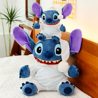 Piyama Berbagai Ukuran, Mainan Boneka Stitch, Hadiah Ulang Tahun, Hadiah Pasangan, Hadiah Liburan, Mainan Mesin Cakar, Mainan Penghibur, Ornamen