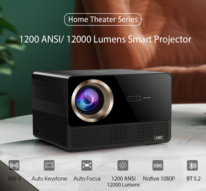 Proyector LED Portátil Pequeño CR67 Pro, 1080P, 12000 Lúmenes, Altavoces Estéreo HIFI Integrados, Compatible con 4K, para Uso Empresarial y Educativo - Product Image 2