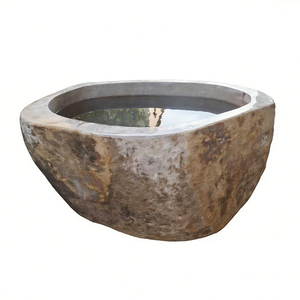 Bassin et bac à fleurs en pierre de <span class=keywords><strong>granit</strong></span> naturel de taille personnalisée, très grande taille, pour l'eau et les plantes, à vendre - Product Image 5