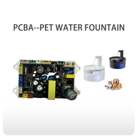 Carte mère de commande pour distributeur automatique de nourriture pour animaux de compagnie, solution PCBA tout-en-un pour distribution d'eau automatique, carte de contrôle de circuit personnalisée SMT
