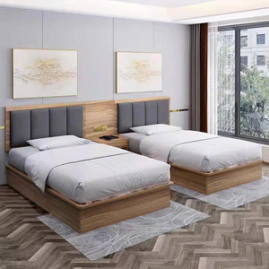 <span class=keywords><strong>Letto</strong></span> Matrimoniale Queen Size in Legno per Camera da <span class=keywords><strong>Letto</strong></span> di <span class=keywords><strong>Hotel</strong></span> a Tre o Cinque Stelle, Vendita Calda - Product Image 6