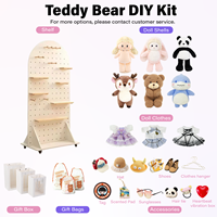 Vêtements en gros pour poupées en peluche, T-shirts vierges pour ours en peluche, personnalisables avec logo, pour peluches de 16 pouces, rose, jaune, bleu, blanc, cadeau de fête