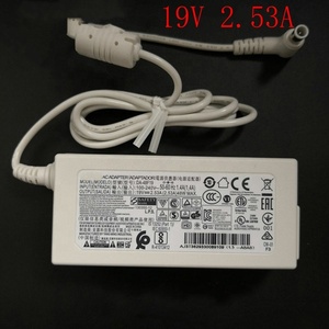 Catu daya 48W untuk <span class=keywords><strong>LG</strong></span> LED, catu daya Monitor LCD DA-48F19 adaptor Ac 19V 2,53a 6.5*4.4mm - Product Image 3