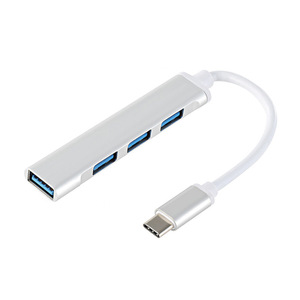 Concentrador de red Usb tipo C de 4 puertos, nuevo diseño, multipuerto tipo C a 4 puertos, 1 tipo C, divisor, adaptador Usb 3,0 para ordenador portátil - Product Image 6