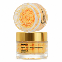 NOUVELLE Crème en Capsules Dorées à la Vitamine C, Hydratante, Blanchissante, Anti-Âge, Raffermissante, Réductrice de Rides, Améliorant l'Élasticité