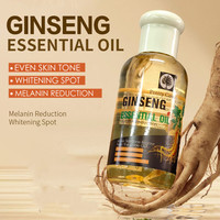 Huile d'extrait de ginseng fondu taches de rousseur exfoliant barrière hydratante visage huile essentielle soins de la peau coréenne