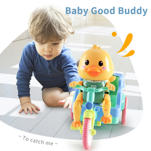 Nuevo <span class=keywords><strong>Triciclo</strong></span> Eléctrico de Pato Amarillo con Música y Luces, Juguete de Pato de Dibujos Animados para Niños, Coche Montable para Niños - Product Image 3