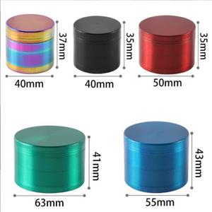 Grinders Herbs Herb Grinder Aluminum Custom 2022 Unique Portable Non Stick Grinders Set 2.5 Inches Dry Alloy For Herbs Herb Grinder