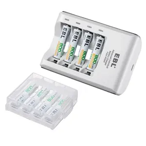 EBL 4 Slots Nimh Aa Aaa Rechargeable Batteries Charger