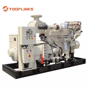 เครื่องกำเนิดไฟฟ้าดีเซลทางทะเล CCS 200kw เรือ Genset 250kva พร้อมเครื่องยนต์คัมมินส์ N855-DM