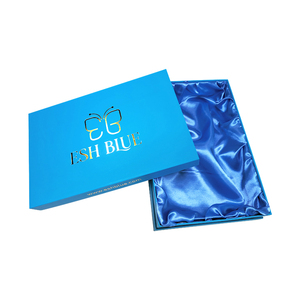 Custom logo Luxury Two Pieces Cardboard Paper Packaging <strong>Removable</strong> Lid Rigid Gift <strong>Boxes</strong> With Silk Satin Lining - Product Image 5