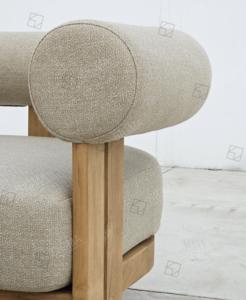 سرير أطفال صغير خشبي منحوت وفاخر بتصميم أوروبي حديث - Product Image 4