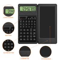Calculatrice scientifique portable pliable à 10 chiffres avec tableau d'écriture, certifiée BSCI, modèle ELECTRON CALCUL, vente chaude