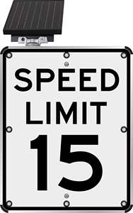 بسعر الجملة نظام تحذير بتحذير ليد للحد من السرعة على الطرق يقف شمسي - Product Image 3