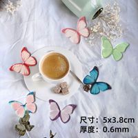 50 pièces papillon gaufrette papier comestible riz papier Cupcake Dessert décor gâteau Toopers gâteau outils gâteau boisson décoration fournitures