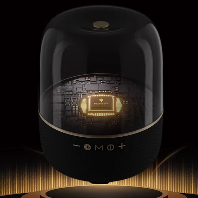 2026 Mini Wireless RGB LED Audio Speaker Waterproof with Battery for Bedroom Parties and Competitions