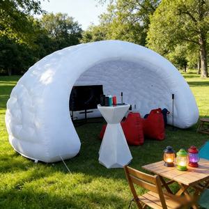 Dôme gonflable portable Luna Igloo, tente géante gonflable, lampe gonflable, tente dôme pour pique-nique, exposition, <span class=keywords><strong>camping</strong></span>, événement, <span class=keywords><strong>location</strong></span> - Product Image 1