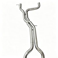 Tuyaux d'échappement Catback en acier inoxydable pour Audi Q3/Q5/Q7/SQ5/RSQ8, kit de silencieux à double sortie, finition polie miroir 1,5 mm