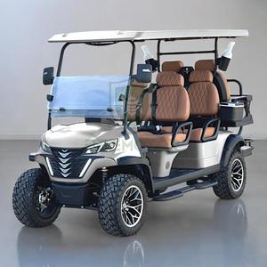 รถเข็นไม้กอล์ฟลิเธียม48V คลาสสิก4x4พร้อมเครื่องยนต์4จังหวะ - Product Image 1