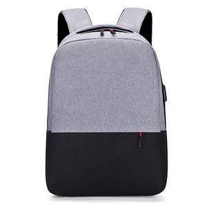 Factory Wholesale Business Waterproof Oxford Zipper USB Anti-Theft Geometric Customized Logo Travel <b>Computer</b> <b>Backpack</b> 20-39L for - Product Image 1