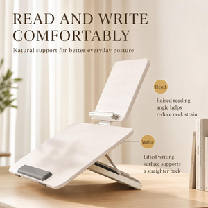 Soporte de Lectura y Escritura Ergonómico de Doble Capa Personalizable, Soporte Ajustable para Libros con Plataforma de Escritura para Estudiantes - Product Image 3