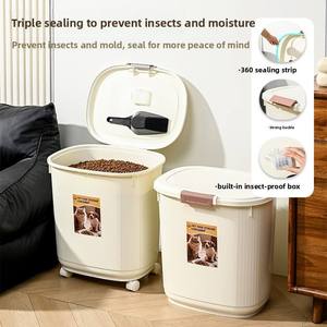 Large Capacity Pet <strong>Food</strong> Storage <strong>Container</strong> 4-20kg Sizes Pet <strong>Food</strong> Storage Bin Large Bag Fits Kibble Storage <strong>Container</strong> - Product Image 6