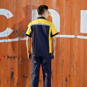 ชุดยูนิฟอร์มระบายอากาศสำหรับทุกเพศชุดทำงานโลโก้ตามสั่งแนวอุตสาหกรรม - Product Image 3