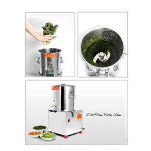 Coupe-légumes électrique commercial, trancheuse et râpeuse pour ail, piment, gingembre, oignon, chou, radis, concombre, céleri, viande - Product Image 2