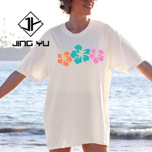 Camiseta Estampada para Mujer 2024, Camiseta de Talla Grande para Mujer, Fabricante de Camisetas, Camiseta Personalizada de Marca Propia - Product Image 2