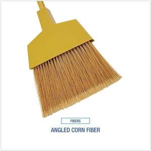 Balais de sol Boardwalk BRMAXIL 42 pouces à tête inclinée en fibre de maïs jaune, 12 par carton - Product Image 5