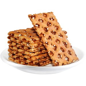 Craquelins en vrac au sucre <span class=keywords><strong>brun</strong></span>, forme nid d'abeille, saveur graines de chia, 40% de matières grasses, 500g - Product Image 1