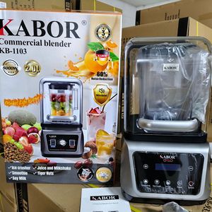 Licuadora Comercial KABOR de 2L, 3000-5000W, Plateada, para Jugos y Hielo - Product Image 3