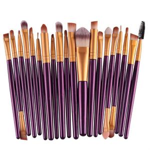 Kit de pinceaux de maquillage professionnel 20 pièces, pinceaux pour les joues et les lèvres, pour femmes - Product Image 1