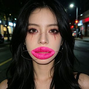 Bilinli Requisiten Scherzartikel Würstchen Rote Lippen Dicke Halloween Lustige Horror Latex Maske China Party - Product Image 5