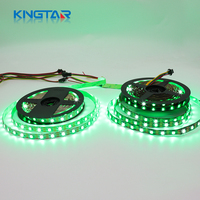 Tiras de Luz LED RGB Programables Flexibles de DC5V Blancas/Negras Cortables con Soporte USB, Clasificación IP65, Regulables
