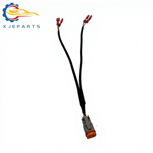 Otomatik Su Geçirmez 2 Pinli Sızdırmaz Kablo Demeti Fişi, Red Flag Spade Terminali Güç Uzatma Kablosu (Deutschlar için) - Product Image 1