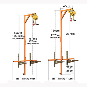 AC Unit luar ruangan dengan derek kecil 10m kerekan tangan (1200lbs) alat pengangkat braket pengangkat yang dapat dilepas - Product Image 6