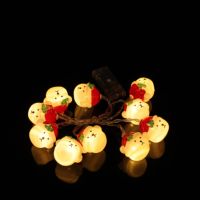 Mini guirlande lumineuse intérieure de 1.5m avec LED aux fruits, fraises et raisins pour l'éclairage des fêtes de Noël