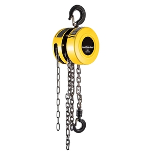 Baru 1T 220V kerekan rantai Manual dengan 10 'Lift 2000 Lbs kapasitas blok rantai baja 2 kait 2000 Lbs tuas kerekan - Product Image 5