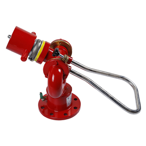Canon à eau manuel fixe DN20 en fonte, double fonction, jet droit et pulvérisation de brouillard, pour incendies de classe A et B - Product Image 1