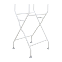 Baignoire pliable pour bébé surélevée avec support métallique pliable en forme de X, baignoire pliable gain de place