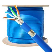 Cable Ethernet LAN CAT8 SFTP a Granel para Actualización de Redes de Oficina, Caja de 305m