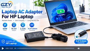 Chargeur d'ordinateur portable 19,5 V 3,33 A 65 W avec PD OVP OCP, adaptateur d'alimentation CC avec prise US pour ordinateurs (US/UK/EU) - Product Image 3
